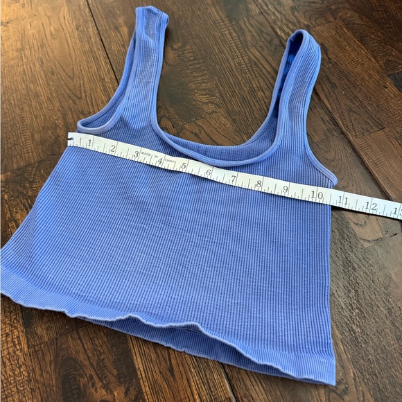 FP Movement Blue Ribbed Tank Size S - Picture 6 of 6
